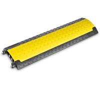 Protège-câbles Polyuréthane thermoplastique (TPU) noir, jaune DEFENDER by Adam Hall 85200 Nombre de canaux: 3 Longueur 1005 mm 1 pc(s)