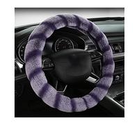 Protege Caches Volant Accessoires pour Auto Stuurhoes Couverture Volant Voiture Peluche Hiver Doux Confortable Garder Chaud L'intérieur Voiture(Violet)