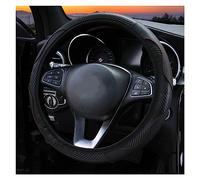 Protege Caches Volant Couverture Volant Voiture Fiber Carbone Décoration Automatique Appropriée 37-38cm, Housses Direction Cuir Antidérapantes Respirantes(1)