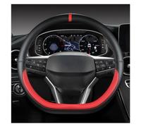 Protege Caches Volant Couverture Volant Voiture Forme D, pour Siège pour Ateca FR 2017 2020 pour Leon St 2020, Accessoires Automobiles(Rouge)