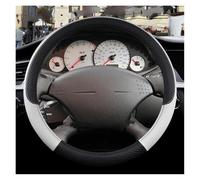 Protege Caches Volant Housse Volant Voiture Cuir PU, 9 Couleurs, Antidérapant, Accessoires Automobiles Intérieurs pour Ford pour Focus MK1(Blanc)