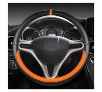 Protege Caches Volant Housse Volant Voiture Cuir PU, pour Jazz City 2009 - 2013 pour Insight 2010 - 2014 pour Civic 2004 - 2014 Accessoires Automobiles(Orage)
