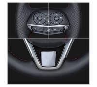 Protege Caches Volant pour Clubman pour Clubvan pour Coupé pour Accessoires Voiture Branches Couverture Volant Voiture Cuir Artificiel Noir(White Thread)