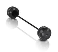 Protège-cadre moto Compatible Avec Yamaha Pour YZF-R3 2015-2024 Curseurs Fourche Roue Avant Arrière Moto Capuchon Protection Contre Les Chocs(Black,Rear)