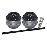 Protège-cadre moto Compatible Avec Yamaha Pour YZF-R6 2017-2022 Pour R1 Pour R1M 2015-2022 Kit Protection Anti Collision Fourche De Roue Avant Arrière De Moto(Metallic,Front Wheel)