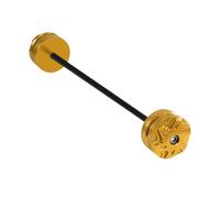 Protège-cadre moto Pour F900R 2019-2025 Accessoires Moto Essieu Avant Arrière Fourche Curseurs Protection Capuchon Coussinet Moto Roue Chute Protecteur(Yellow,Rear)