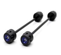 Protège-cadre moto Pour S1000XR 2014 2015 2016 2017 2018 2019 2020 2021 2022 Moto Avant Arrière Essieu Fourche Crash Sliders Roue Protecteur Accessoires(Blue)