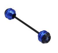 Protège-cadre moto Pour X-ADV 750 2017-2023 2024 Moto Accessoires Modifiés Avant Arrière Roue Fourche Axe Curseur Capuchon Crash Protector Pad Kit(Blue,Rear Wheel)