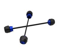 Protège-Cadre Moto pour XADV750 pour FORZA750 pour NSS750 Accessoires Modifiés pour Moto Essieu Avant Arrière Fourche Curseur De Protection De Roue Moto Protecteur(Blue)