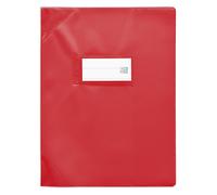 Protege-cah Oxford strong line 17x22 sans marque page pvc150 opaque rouge