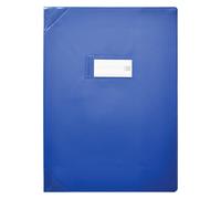 Protege-cah Oxford strong line 24x32 sans marque page pvc150 opaque bleu