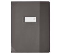 Protege-cah Oxford strong line 24x32 sans marque page pvc150 translucide noir