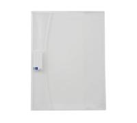 Viquel Strong Cover - Protège cahier 17x22 transparent en plastique transparent - Qualité supérieure - Dos renforcé - Avec rabats marque-pages