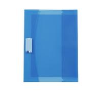 Viquel Strong Cover - Protège cahier 24x2 en plastique bleu - Qualité supérieure - Dos renforcé - Avec rabats marque-pages
