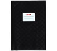 Protège-cahier A4 structure en raphia Herlitz 5204011, 25 pièces, jaune a4 noir