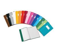 Protège-cahier, A5, en PP, rouge opaque