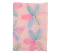 Protège Cahier A5 en Tissu à Motif Floral pour Étudiants et Bureau | Conçu pour Agendas A5 et Manuels Scolaires, Usage Réutilisable au Campus, Bus