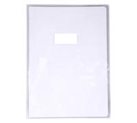 Calligraphe Protège-Cahier Pvc Cristalux 22/100ème Avec Porte-Étiquette 21 X 29,7 Cm Incolore