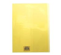 Calligraphe Protège-cahier Cristalux 73204AMZC A4 Jaune PVC 22/100ème avec porte-étiquette