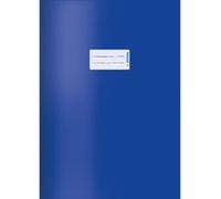 Protège-cahier, en carton, A4, bleu foncé