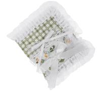 Protège Cahier en Dentelle Verte en Polyester pour Journaux | Bords en Dentelle Délicats, Identification Facile et Aspect Soigné, pour Cahiers et Livres au Bureau