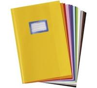 Protège-cahier format A4, gaufré (raphia), PP, noir