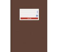 Protège-cahier premium pour format A4, marron