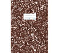 Protège-cahier « Schoolydoo » de Herma - En plastique - Format A4 - À motifs - 1 pièce 4, gemustert, 1 Stück marron