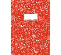 Protège-cahier « Schoolydoo » de Herma - En plastique - Format A4 - À motifs - 1 pièce rot