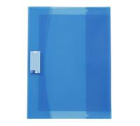 Viquel Strong Cover - Protège cahier 24x2 en plastique bleu - Qualité supérieure - Dos renforcé - Avec rabats marque-pages