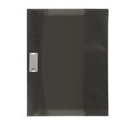 Viquel Strong Cover - Protège cahier 24x32 en plastique gris - Qualité supérieure - Dos renforcé - Avec rabats marque-pages