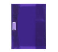 Viquel Strong Cover - Protège cahier 24x32 en plastique violet - Qualité supérieure - Dos renforcé - Avec rabats marque-pages