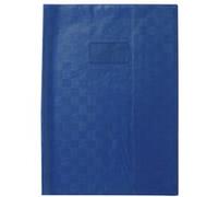 Calligraphe Protège-cahier Grain Madras A4 PVC 22/100ème Bleu - Porte-étiquette & marque-pages