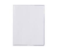 Calligraphe 73500AMZC Un Protège-Cahier Cristalux Incolore - 24x32 cm - 22/100ème avec Rabats Marque-Pages - PVC Transparent Lisse