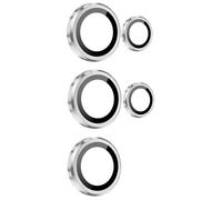 Protège Caméra - ENKAY - Samsung Galaxy S24 Ultra - Verre Trempé 9H - Pack de 3 - Argent