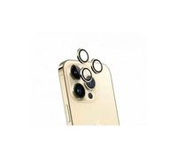 Protège-caméra pour iPhone 15 Pro/15 Pro Max/14 Pro/14 Pro Max Ultra-résistant Force Glass Dorée