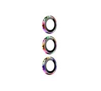 Protège Caméra pour Samsung Galaxy S24 Verre Trempé 9H Contour Coloré Enkay Multicolore