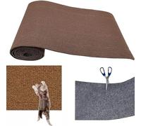 Protège-canapé à rayures pour chat, tapis griffoir pour chats, tapis anti-rayures auto-adhésif pour chats, coupable, bricolage griffoir pour canapés, meubles et murs, moquette