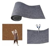 Protège-canapé à rayures pour chat, tapis griffoir pour chats, tapis anti-rayures auto-adhésif pour chats, coupable, bricolage griffoir pour canapés, meubles et murs, moquette