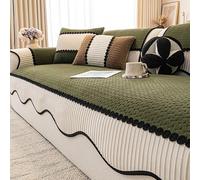 Protège-canapé pour Animaux, Tissu en Peluche à Tonte, Housse de canapé antidérapante pour Chiens et Chats, Housse Lavable en Machine, adaptée à Ceux Qui Ont des Animaux à la m Green 70x150cm/28x59in