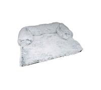Protège Canapé & Traversin "Fluffy" 120cm Blanc Chiné