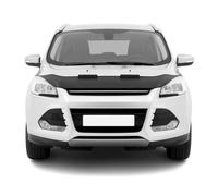 Protège Capot compatible avec Ford Kuga 2013 à 2019, Bra de Capot Protection, Noir
