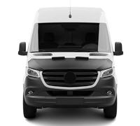 Protège Capot compatible avec Mercedes Sprinter W907 2018 à 2023, Bra de Capot Protection, Noir