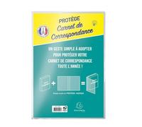 Exacompta Protège carnet de correspondance 24493E transparent 16 x 24 cm