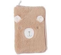 Protège carnet de santé effet fourrure beige TU