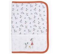Protège carnet de santé à broder "Feuillages" - Élégance et Personnalisation pour Bébé - DMC(...) - Orange Orange
