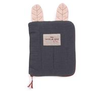 Protège carnet de santé à broder gris Après la pluie Moulin Roty