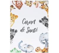 Protège carnet de santé animaux de la jungle - Marque - Modèle - Bébé - Mixte