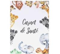 Protège carnet de santé animaux jungle fabrication Française MULTICOLORE G