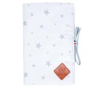 Protège carnet de santé bébé en coton stella blanc TU